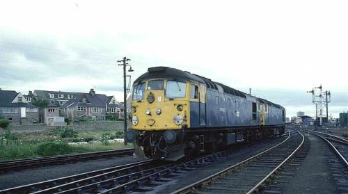26023 + 26032 at Aberdeen Ferryhill after working in from the south. Mike Cooper